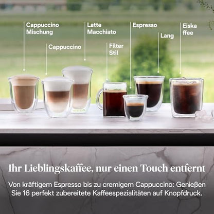 De'Longhi Rivelia EXAM440.55.G Kaffeevollautomat, grau