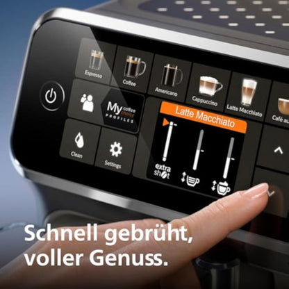 Philips Serie 5400 EP5441/50 Kaffeevollautomat, LatteGo, schwarz