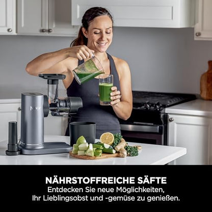 Ninja JC151EU Slow Juicer Entsafter 700 ml, Kaltpressung