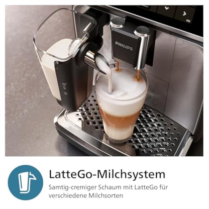 Philips Serie 3300 EP3347/90 Kaffeevollautomat, LatteGo, 6 Rezepte